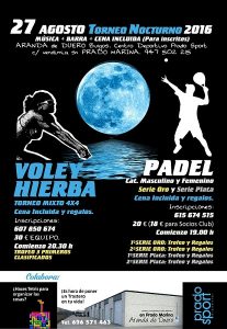 Torneo Nocturno Voley Hierba