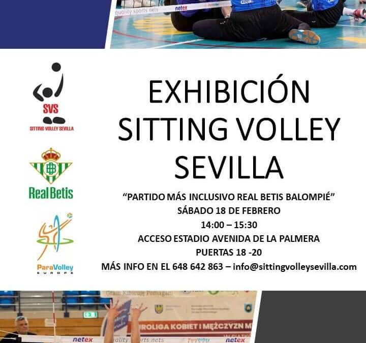 Sitting Volley Sevilla en el partido más inclusivo