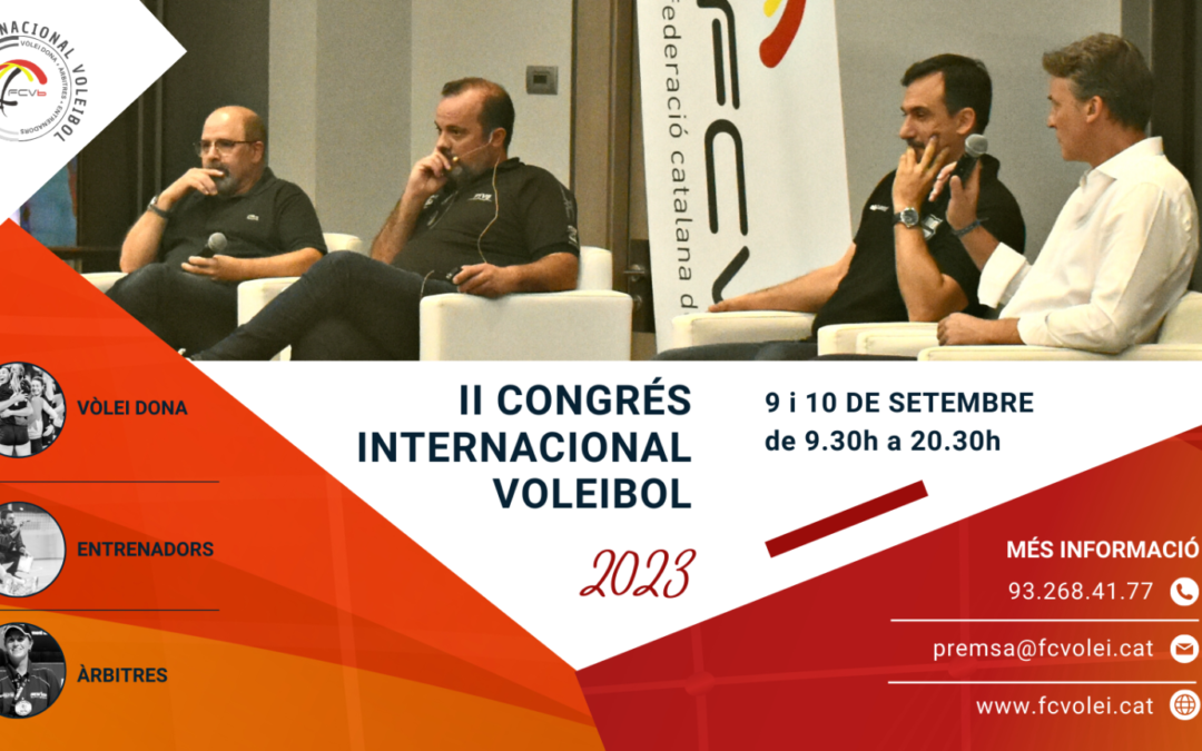 II Congreso Internacional de Voleibol organizado por la Federación Catalana